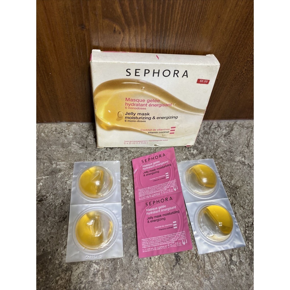 SEPHORA JELLY MASK X6 Moisturizing & Energizing HTF